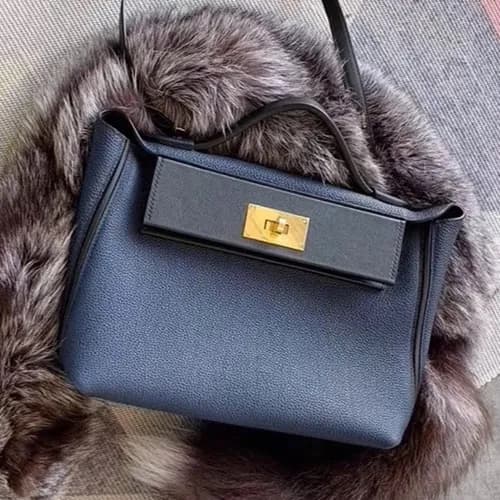 Hermes Kelly 2424 Togo Leather Tote Shoulder Bag ,… - 1