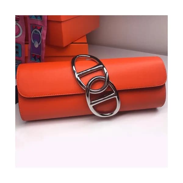 Hermes Egee Swift Leather Clutch Bag - 에르메스 에게 스위… - 1