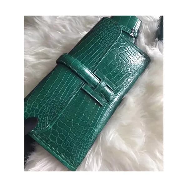 Hermes Crocodile Leather Clutch Bag ,29cm - 에르메스 크… - 1
