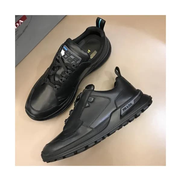 Prada 2018 Mens Leather Running shoes - 프라다 남성 레더 … - 1