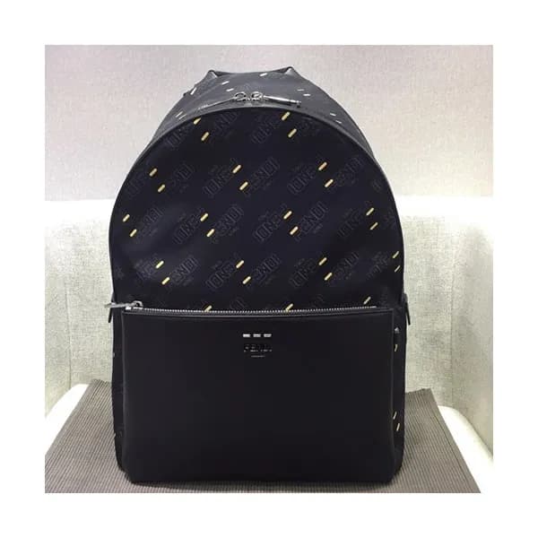 Fendi 2019 Leather & Nylon Back Pack ,41CM - 펜디 20… - 1