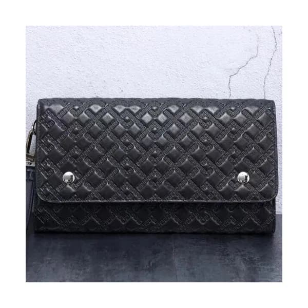 Versace Leather Clutch Bag,26CM - 베르사체 레더 남성용 클러치백… - 1
