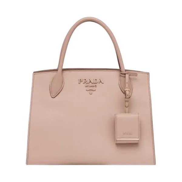 Prada Monochrome Tote Shoulder Bag,33cm - 프라다 모노크롬… - 1