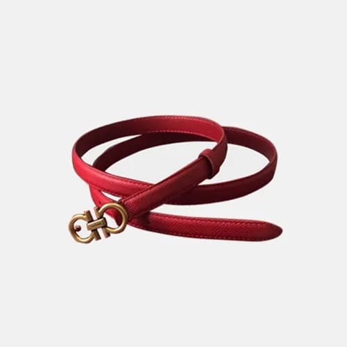 Salvatore Ferragamo 2019 Ladies Gancini Leather Be… - 1
