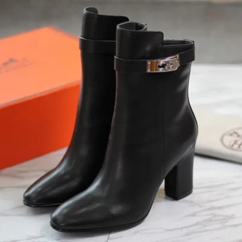 Hermes 2019 H-kelly Ladies Leather Ankel Boots - 에… - 1
