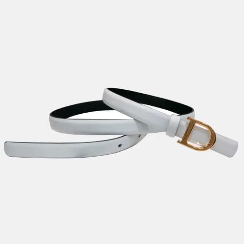Christian Dior 2019 Ladies "D" Logo Leather Belt -… - 1