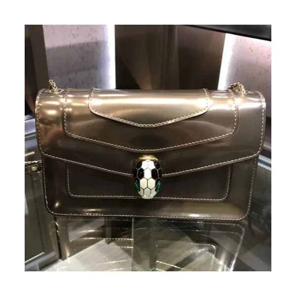 Bvlgari Serpenti Forever Chain Shoulder Bag,22CM -… - 1