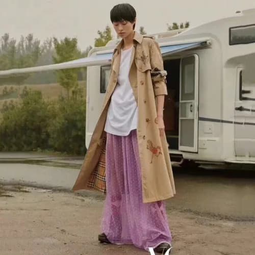 Burberry 2018 Ladies London Graffit Trench Coat - … - 1