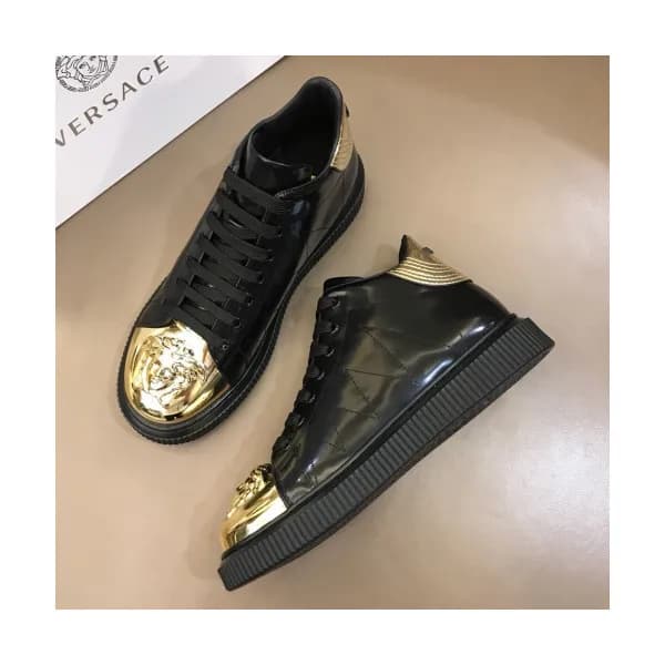 Versace 2019 Mens Signature Medusa Logo High-top S… - 1