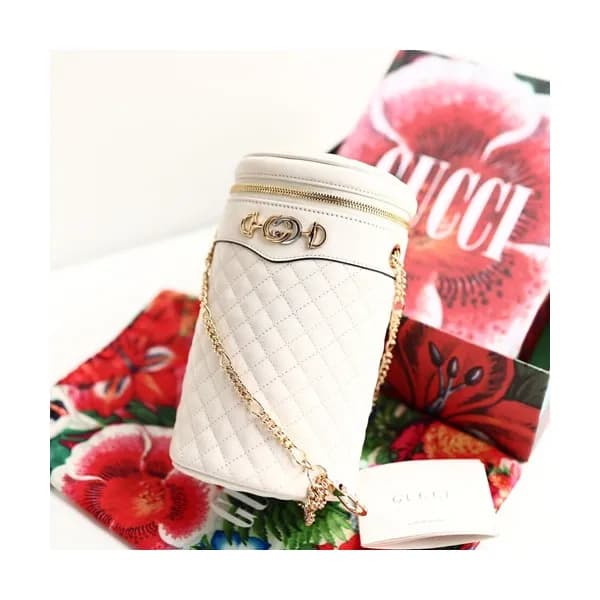 Gucci 2019 Quilted Leather Belt Bag Chain Shoulder… - 1