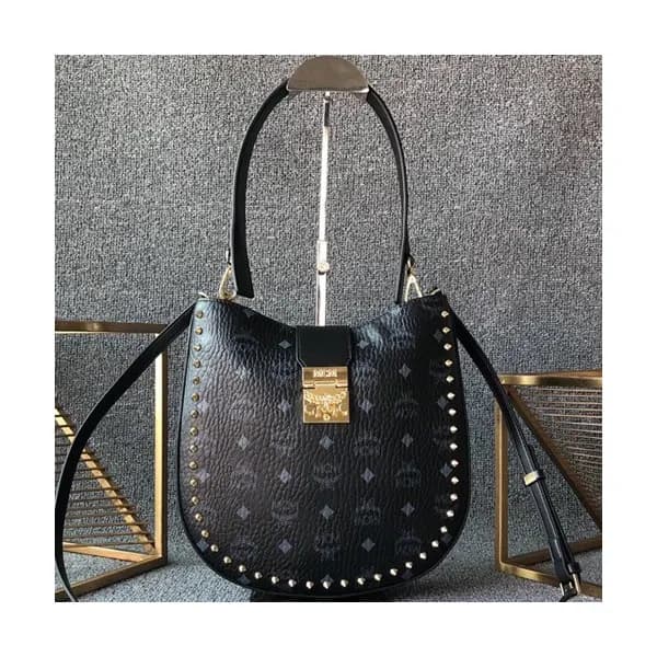 MCM 2019 Patricia Visetos Tote Shoulder Bag,26cm -… - 1