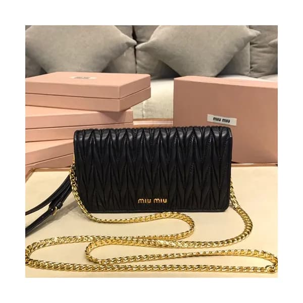 MiuMiu 2019 Matelasse Chain Shoulder Cross Bag /… - 1