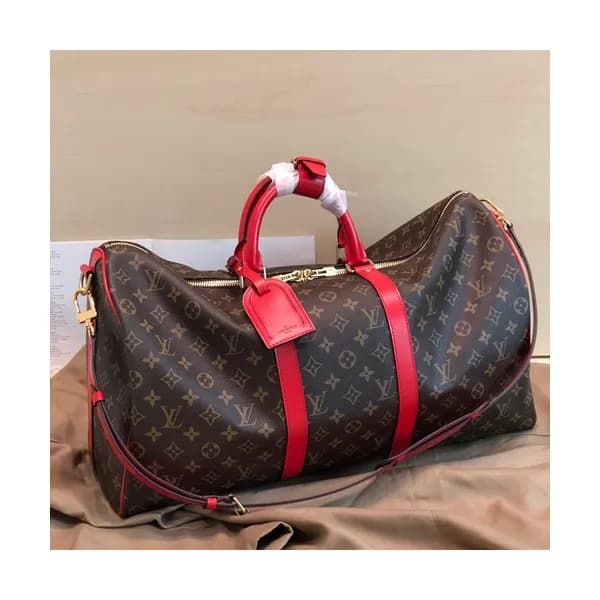Louis Vuitton 2019 Monogram Keepall Bandouliere Ba… - 1
