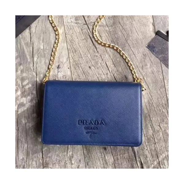 Prada 2019 Leather Chain Shoulder Cross Bag,20cm -… - 1