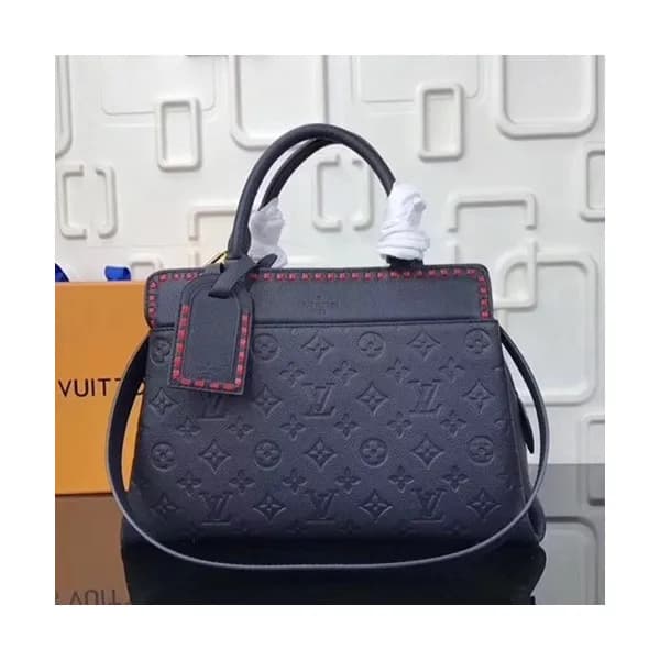 Louis Vuitton 2019 Vosges Leather Tote Shoulder Ba… - 1
