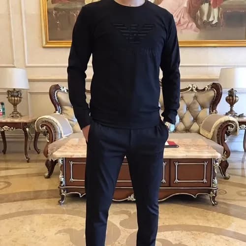 Emporio Armani 2019 Mens Cotton Training Pants - 알… - 1