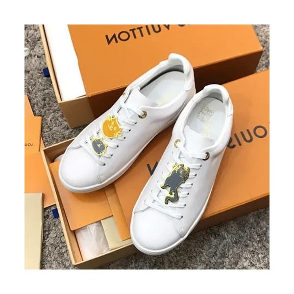 Louis Vuitton 2019 Ladies Leather Sneakers - 루이비통 … - 1