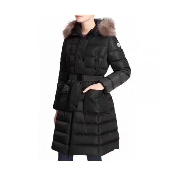 Moncler 2019 Womens Patch Logo Modern Long Down P… - 1