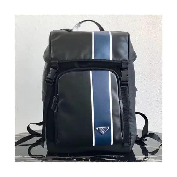 Prada 2019 Leather Back Pack,45CM - 프라다 2019 남여공용 …
