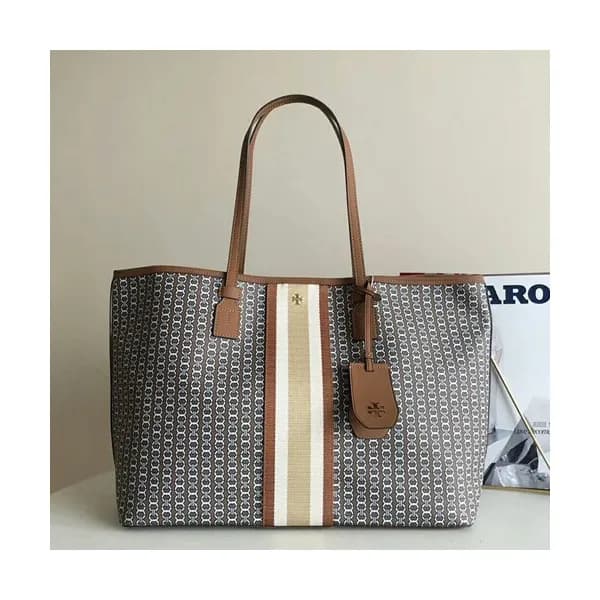 Tory Burch 2019 Canvas Tote Shopper Bag,39cm - 토리버… - 1
