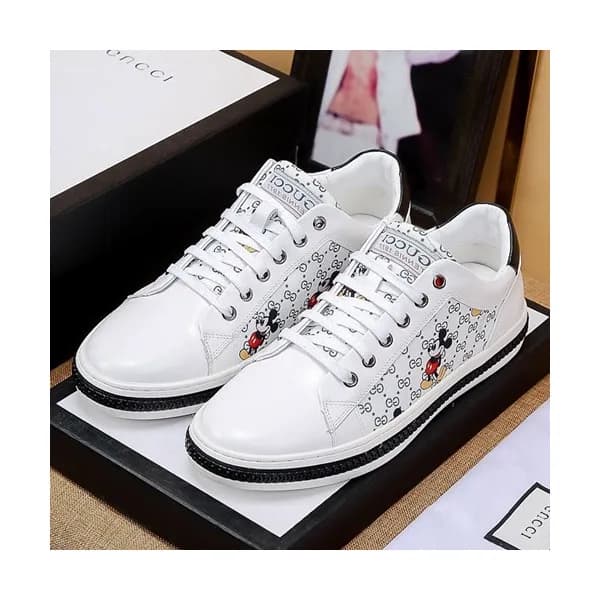 Gucci 2019 Mens Leather Sneakers - 구찌 2019 남성용 레더 … - 1