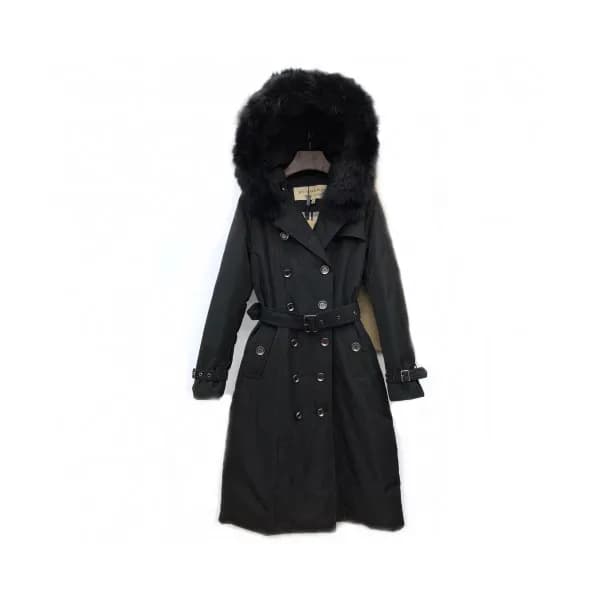 Burberry 2019 Womens Logo Goose Down Long Padding … - 1