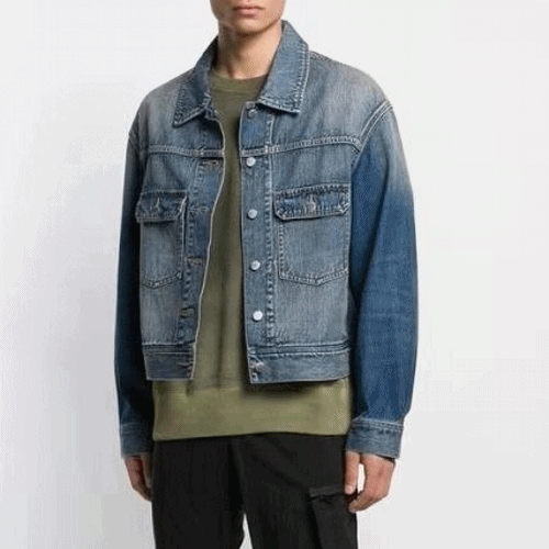 Ambush 2019 Mens Logo Oversize Casual Denim Jacke…