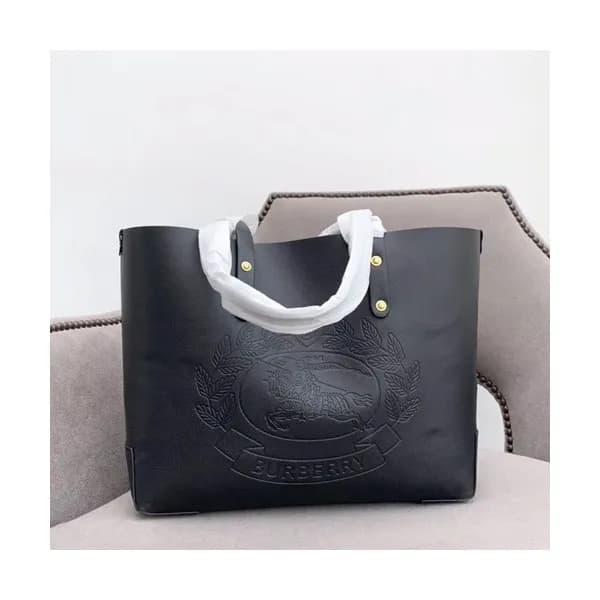 Burberry 2019 Leather Tote Shoulder Shopper Bag, 3… - 1