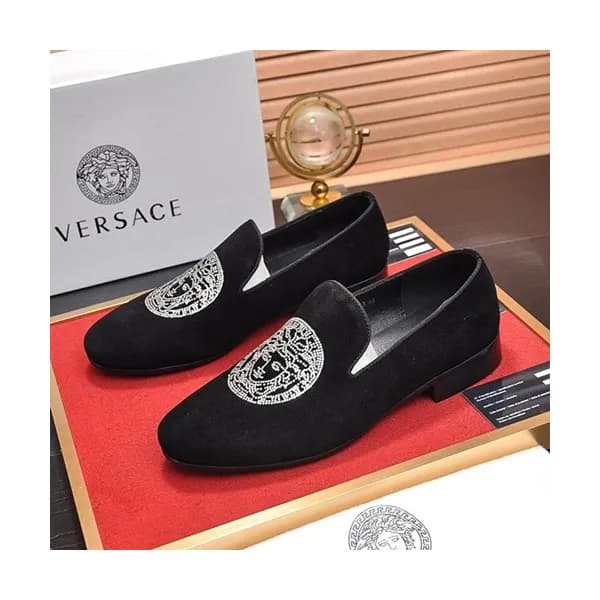 Versace 2020 Mens Leather Loafer - 베르사체 2020 남성용 레… - 1