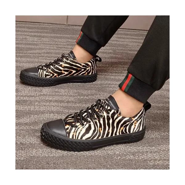 Giuseppe Zanoti 2020 Mens Horse Fur Sneakers - 쥬세페… - 1