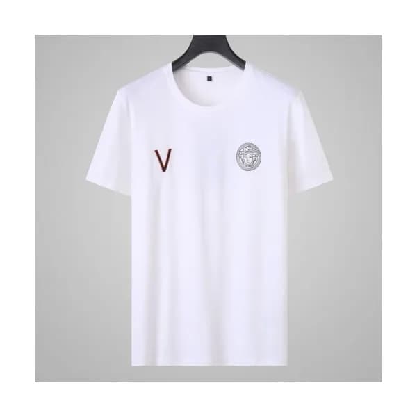 [베르사체]Versace 2020 Mens Logo Silket Short Sleeved … - 1