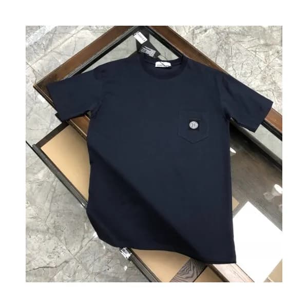 [스톤아일랜드]Stone Island 2020 Mens Crew-neck Cotton Sh… - 1