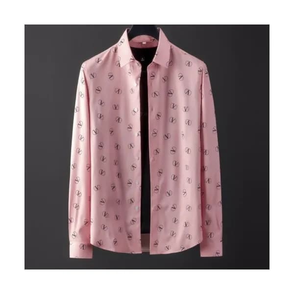 Valentino 2020 Mens Logo Casual Cotton Shirts - 발렌… - 1