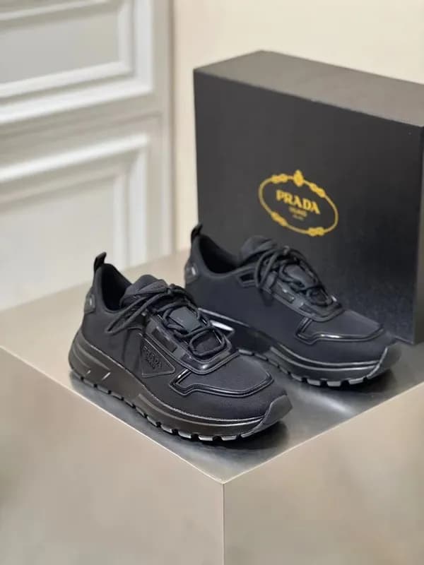 [매장판]Prada 2022 Mens Leather Sneakers - 프라다 2022 남… - 1