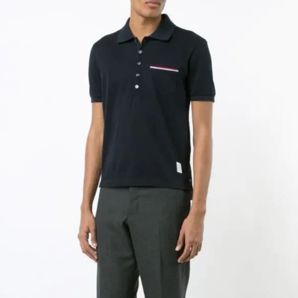 Thom Browne Mens Polo Tshirts - 톰브라운 남성 폴로 반팔티 - t… - 1