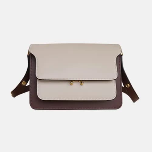 Marni 2020 Trunk Leather Shoulder Bag,23CM - 마르니 2… - 1