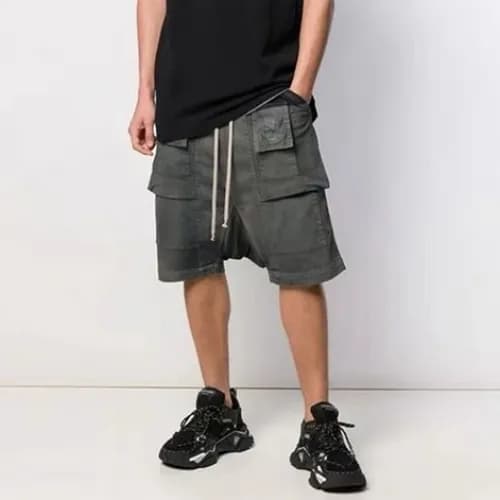 Rick Owens 2020 Mens Logo Casual Half Pants - 릭오웬스… - 1
