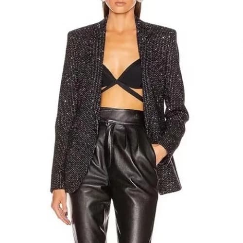 Saint Laurent Womens Suit Jackets - 입생로랑 여성 럭셔리 슈트… - 1