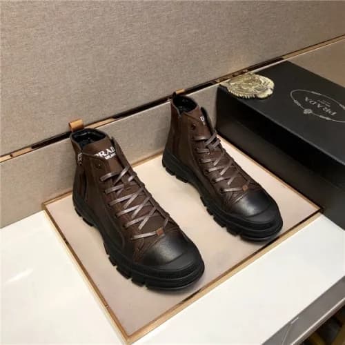 Prada 2020 Men's Leather Sneakers - 프라다 2020 남… - 1