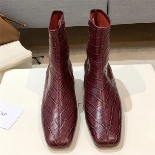 By Far 2020 Women's Leather Ankle Boots - 바이파 … - 1