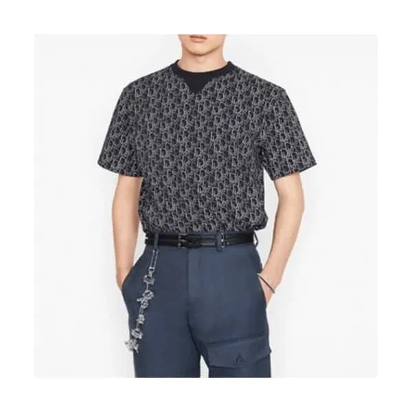 [디올]Dior 2020 Mens Casual Crew-neck Short Sleeved … - 1