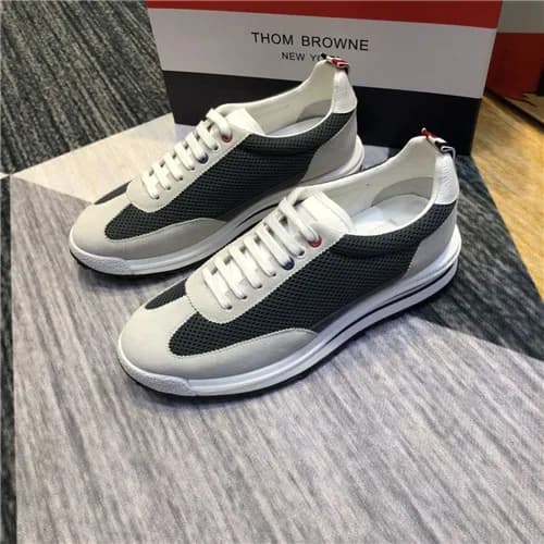 Thom Brown 2021 Men's Leather Sneakers - 톰브라운 … - 1