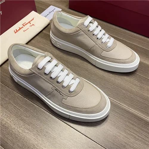 Salvatore Ferragamo 2021 Men's Leather Sneaker… - 1