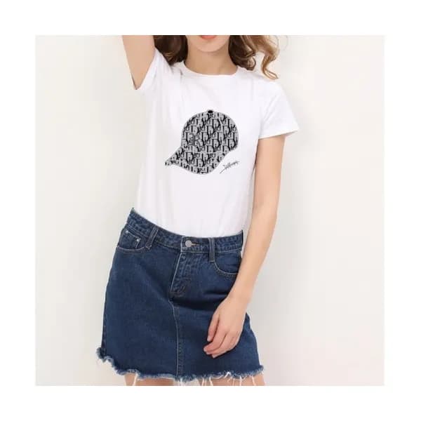 Dior 2021 Mm/Wm Casual Crew-neck Short Sleeved Tsh… - 1