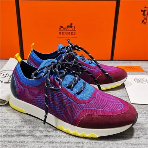 Hermes 2021 Men's Flyknit Sneakers - 에르메스 2021… - 1