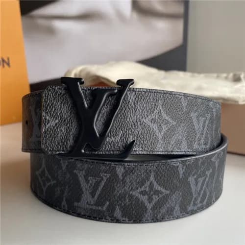 Louie Vuitton 2021 Men's Leather Belt,4.0cm,LO… - 1