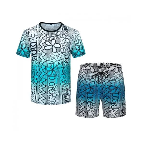 Dior 2021 Mens Casual Training Short Sleeved Cloth… - 1