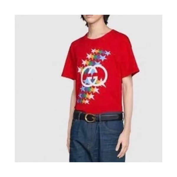 Gucci Mm/Wm Logo Short Sleeved Tshirts Red- 구찌 2… - 1