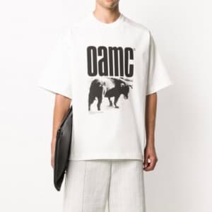 OAMC Mens White Tshirts - 오에이엠씨 2021 남성 반팔 티셔츠 - o…