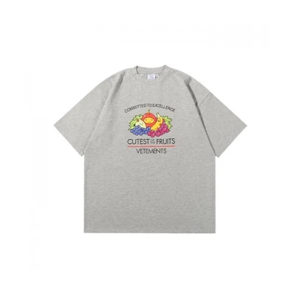 Vetements Mm/Wm Printing Logo Cotton Short Sleeve… - 1